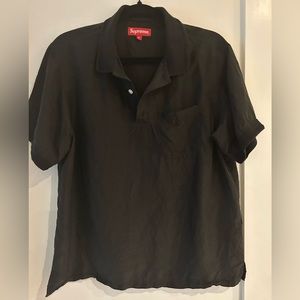 Supreme silk polo shirt